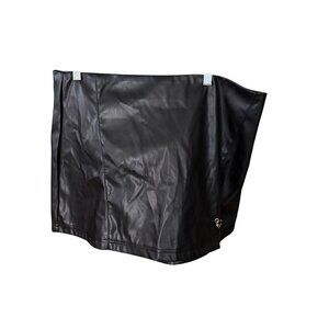 Cider Faux Leather Black Mini Skirt 1XL Size 3X